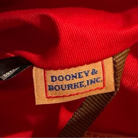 Dooney & Bourke Chevron‎ Stripped Leather Satchel Handbag - Picture 11 of 13